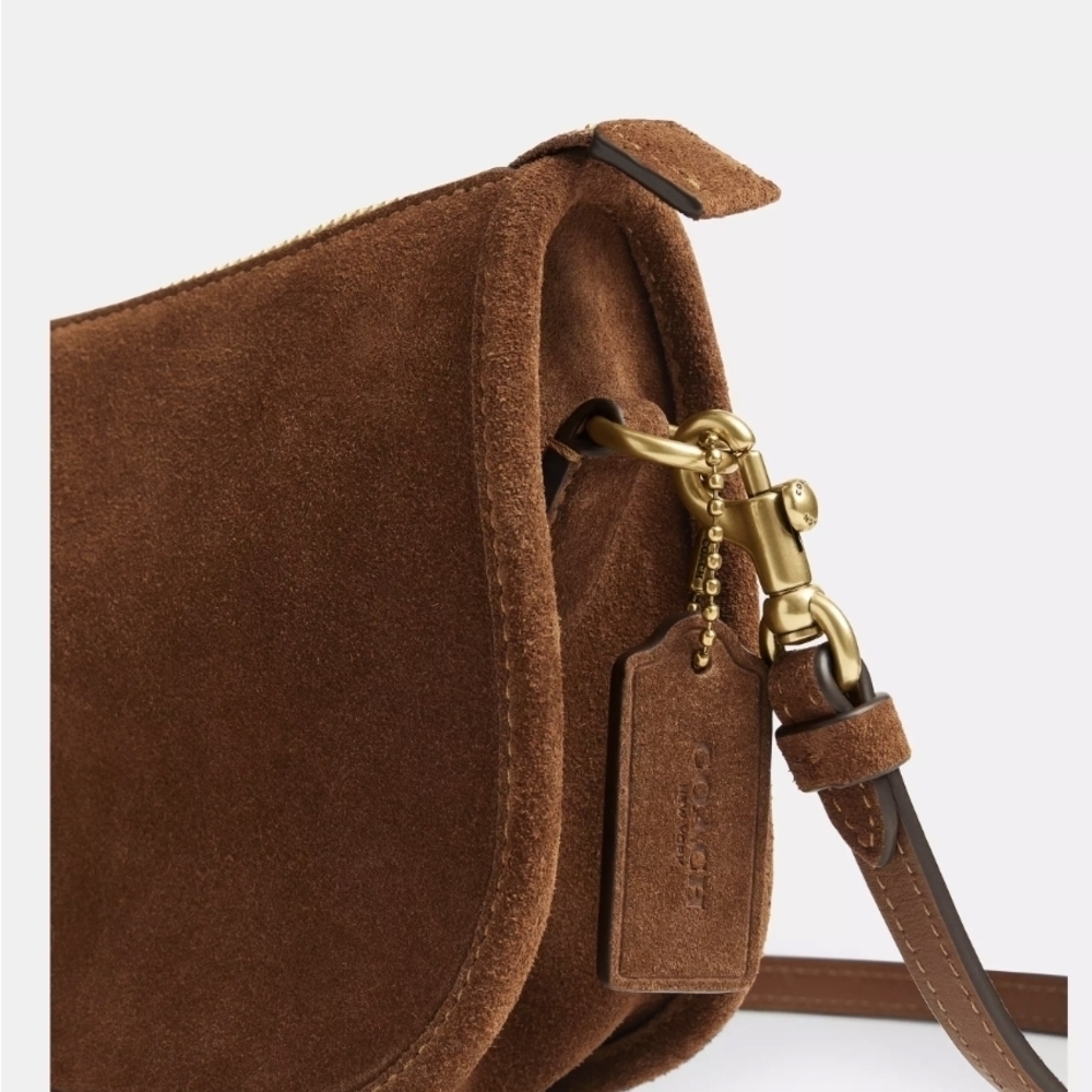 Coach - Waverly Bag - Suede Warm Brown - Picture 4 of 8